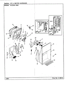 05 - Ice & Water Dispenser parts for Magic Chef Refrigerator RC22KN-3BW / BS35D from AppliancePartsPros.com