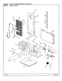08 - Unit Compartment & System parts for Magic Chef Refrigerator RC22LA-3AW / BS31C from AppliancePartsPros.com