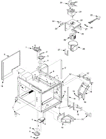 03 - Antennas, Blower, Ducts, parts for Amana Microwave RC22S / P1326303M from AppliancePartsPros.com
