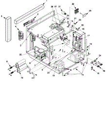 04 - Electrical Components parts for Amana Microwave RC22S / P1326303M from AppliancePartsPros.com