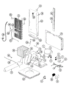 08 - Unit Compartment & System parts for Magic Chef Refrigerator RC244PDV / DS81A from AppliancePartsPros.com