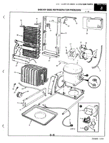 05 - Unit Compartment & System parts for Magic Chef Refrigerator RC24BA-3AW / 1M51A from AppliancePartsPros.com