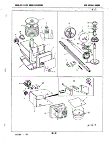 05 - Ice Cream Maker parts for Magic Chef Refrigerator RC24CA-3AI / 3N80B from AppliancePartsPros.com