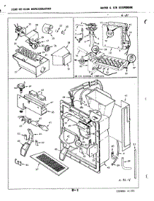 07 - Water & Ice Dispenser parts for Magic Chef Refrigerator RC24CA-3AI / 3N80B from AppliancePartsPros.com