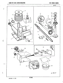03 - Ice Cream Maker parts for Magic Chef Refrigerator RC24CN-3AI / 3N80A from AppliancePartsPros.com
