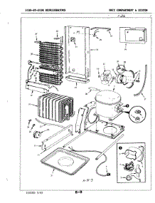 04 - Unit Compartment & System parts for Magic Chef Refrigerator RC24CN-3AI / 3N80A from AppliancePartsPros.com