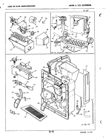 05 - Water & Ice Dispenser parts for Magic Chef Refrigerator RC24CN-3AI / 3N80A from AppliancePartsPros.com