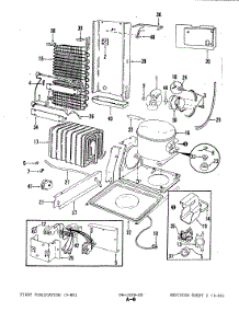 05 - Unit Compartment & System parts for Magic Chef Refrigerator RC24DY-3AS / 4L52B from AppliancePartsPros.com