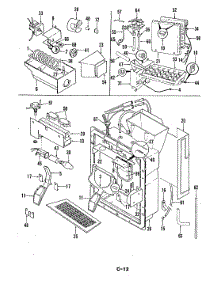 07 - Water & Ice Dispenser parts for Magic Chef Refrigerator RC24EN-3AI / 5M46B from AppliancePartsPros.com