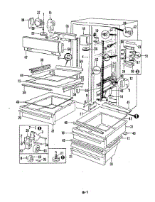 03 - Fresh Food Compartment parts for Magic Chef Refrigerator RC24EY-3AW / 5M45A from AppliancePartsPros.com