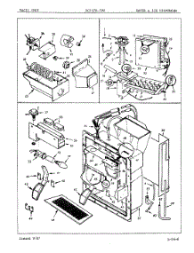 06 - Water & Ice Dispenser parts for Magic Chef Refrigerator RC24FA-3PW / 5N59A from AppliancePartsPros.com