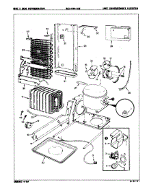 03 - Unit Compartment & System parts for Magic Chef Refrigerator RC24HN-3AI / 8N72A from AppliancePartsPros.com