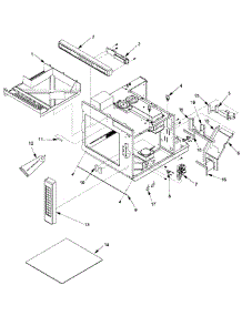 04 - Control parts for Amana Microwave RC25S / P1326311M from AppliancePartsPros.com