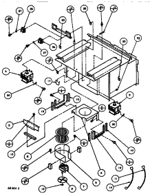 03 - Electrical Assy parts for Amana Microwave RC514SE / P7836201M from AppliancePartsPros.com