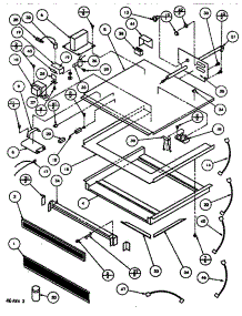 04 - Interior Assy parts for Amana Microwave RC514SE / P7836202M from AppliancePartsPros.com