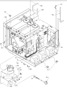 02 - Chassis parts for Amana Microwave RC519MP / P1199604M from AppliancePartsPros.com
