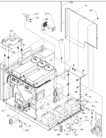 06 - Electrical Components parts for Amana Microwave RC519MP / P1199604M from AppliancePartsPros.com