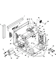 04 - Electrical Components parts for Amana Microwave RC5MCSP2 / P1331418M from AppliancePartsPros.com