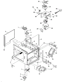 03 - Fuses, Antennas, Blower, Ducts, parts for Amana Microwave RC5MCSP2 / P1331418M from AppliancePartsPros.com