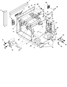 03 - Electrical Components parts for Amana Microwave RC5PHB2 / P1331422M from AppliancePartsPros.com
