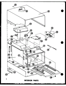 04 - Interior Parts parts for Amana Microwave RC7A-PB / P7265101M from AppliancePartsPros.com