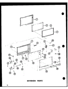 02 - Exterior Parts parts for Amana Microwave RC-7D / P7130101M from AppliancePartsPros.com