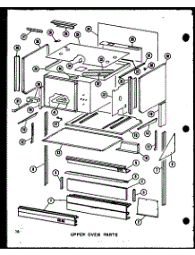11 - Upper Oven Parts parts for Amana Range RCC-4-AG1 / P7340901M from AppliancePartsPros.com