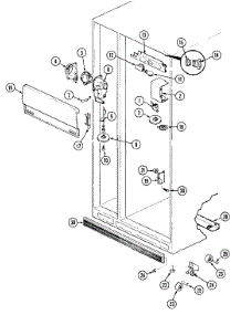 03 - Fresh Food Compartment parts for Maytag Refrigerator RCE224RDA from AppliancePartsPros.com