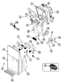 05 - Ice & Water Dispenser parts for Maytag Refrigerator RCE224TDM from AppliancePartsPros.com
