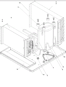 02 - Evaporator, Condenser And Compressor parts for Amana Air Conditioner RCF24080C5ER from AppliancePartsPros.com