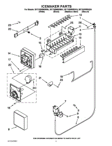 05 - Icemaker Parts parts for Maytag Refrigerator M1TXEMMWS04 from AppliancePartsPros.com