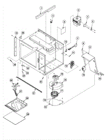 05 - Blower & Cavity parts for Amana Microwave RCS10DC / P1327714M from AppliancePartsPros.com