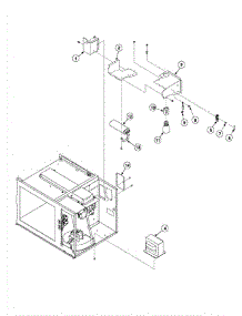 03 - Electrical Components parts for Amana Microwave RCS10MPC / P1327716M from AppliancePartsPros.com