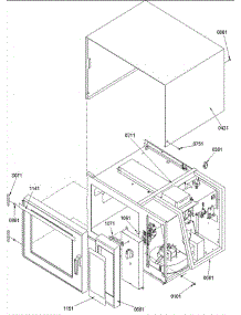 02 - Outer Cabinet parts for Amana Microwave RCS10MPS / P1324901M from AppliancePartsPros.com