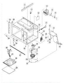 04 - Blower & Cavity parts for Amana Microwave RCS10MPSED / P1327706M from AppliancePartsPros.com