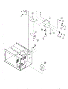 04 - Electrical Components parts for Amana Microwave RCS10PBD / P1327702M from AppliancePartsPros.com