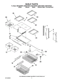 06 - Shelf Parts parts for Maytag Refrigerator ABB1924WEW1 from AppliancePartsPros.com