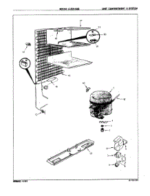 03 - Unit Compartment & System parts for Maytag Freezer RCV5H / 87R003 from AppliancePartsPros.com