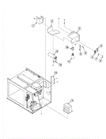 03 - Electrical Components parts for Amana Microwave RFS12MPS / P1327711M from AppliancePartsPros.com