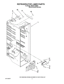 02 - Refrigerator Liner Parts parts for Maytag Refrigerator MSD2274VEM01 from AppliancePartsPros.com