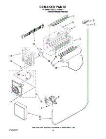 12 - Icemaker Parts parts for Maytag Refrigerator MSD2274VEM01 from AppliancePartsPros.com