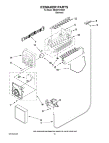 12 - Icemaker Parts parts for Maytag Refrigerator MSD2272VES01 from AppliancePartsPros.com