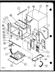 02 - Page 2 parts for Amana Microwave RFS8MP / P7787231M from AppliancePartsPros.com