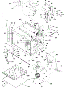 04 - Internal Components parts for Amana Microwave RFS9B / P1324706M from AppliancePartsPros.com