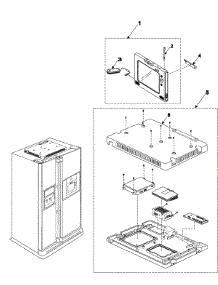 07 - Home Station parts for Samsung Refrigerator RH2777AT from AppliancePartsPros.com