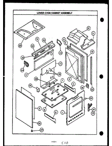 03 - Lower Oven Assy parts for Amana Range RHS365 from AppliancePartsPros.com