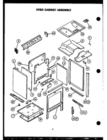 03 - Oven Cabinet Assy parts for Amana Range RHT365 from AppliancePartsPros.com