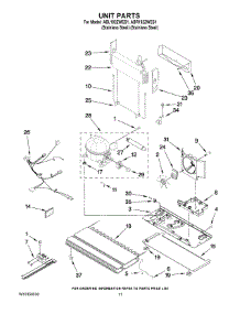 06 - Unit Parts parts for Maytag Refrigerator ABL192ZWES1 from AppliancePartsPros.com