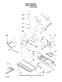 07 - Unit Parts parts for Maytag Refrigerator GB5525PEAS5 from AppliancePartsPros.com