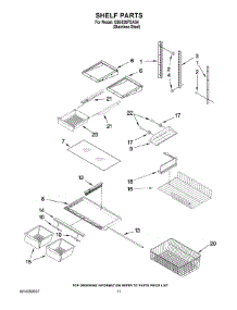06 - Shelf Parts parts for Maytag Refrigerator GB5526FEAS4 from AppliancePartsPros.com